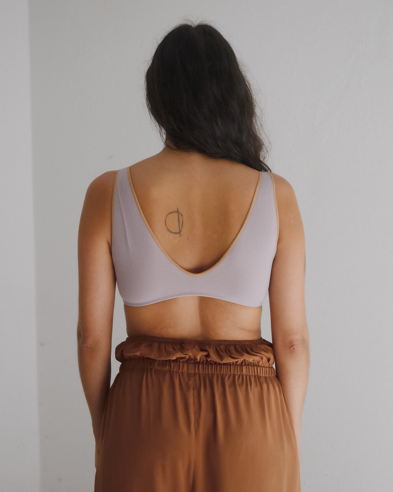 Pam Bra - Fine Organic Cotton Rib - Verbe Purple