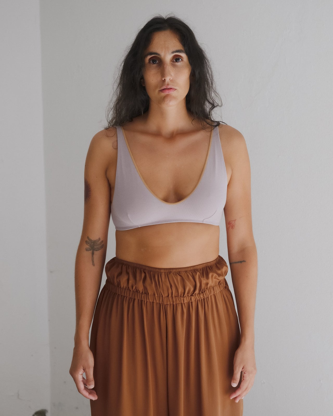 Pam Bra - Fine Organic Cotton Rib - Verbe Purple