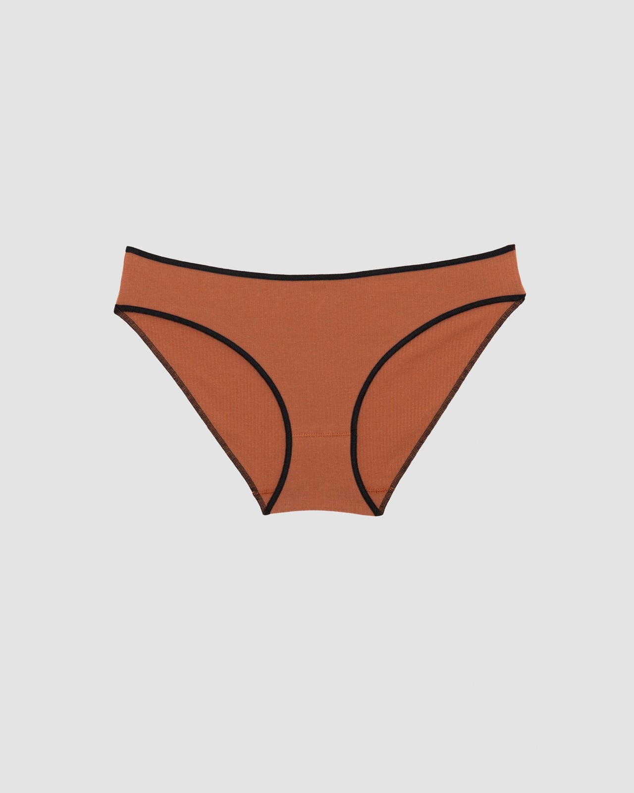 Pam Pants - Fine Cotton Rib - Dre Orange / Black