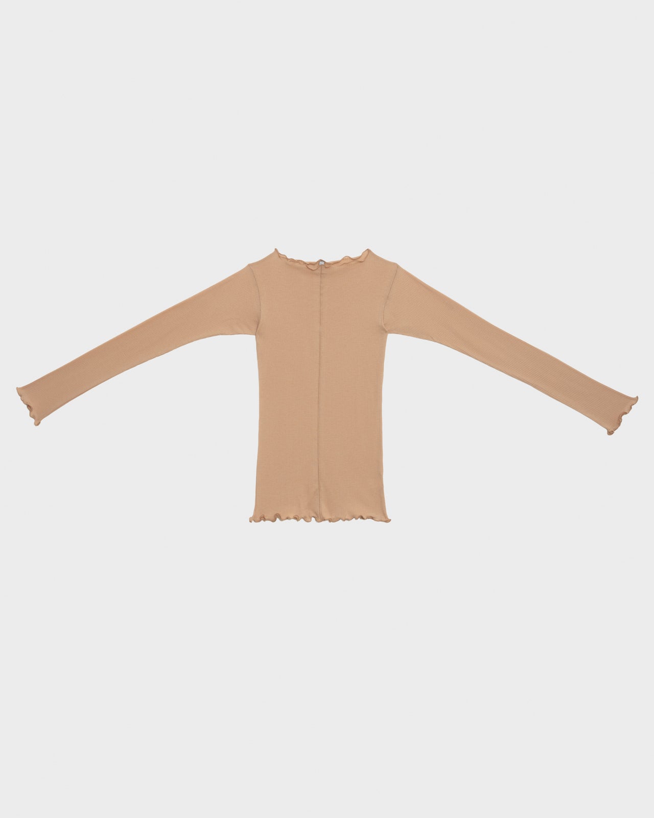 Pama Long Sleeve Tee - Fine Organic Cotton Rib - Aural