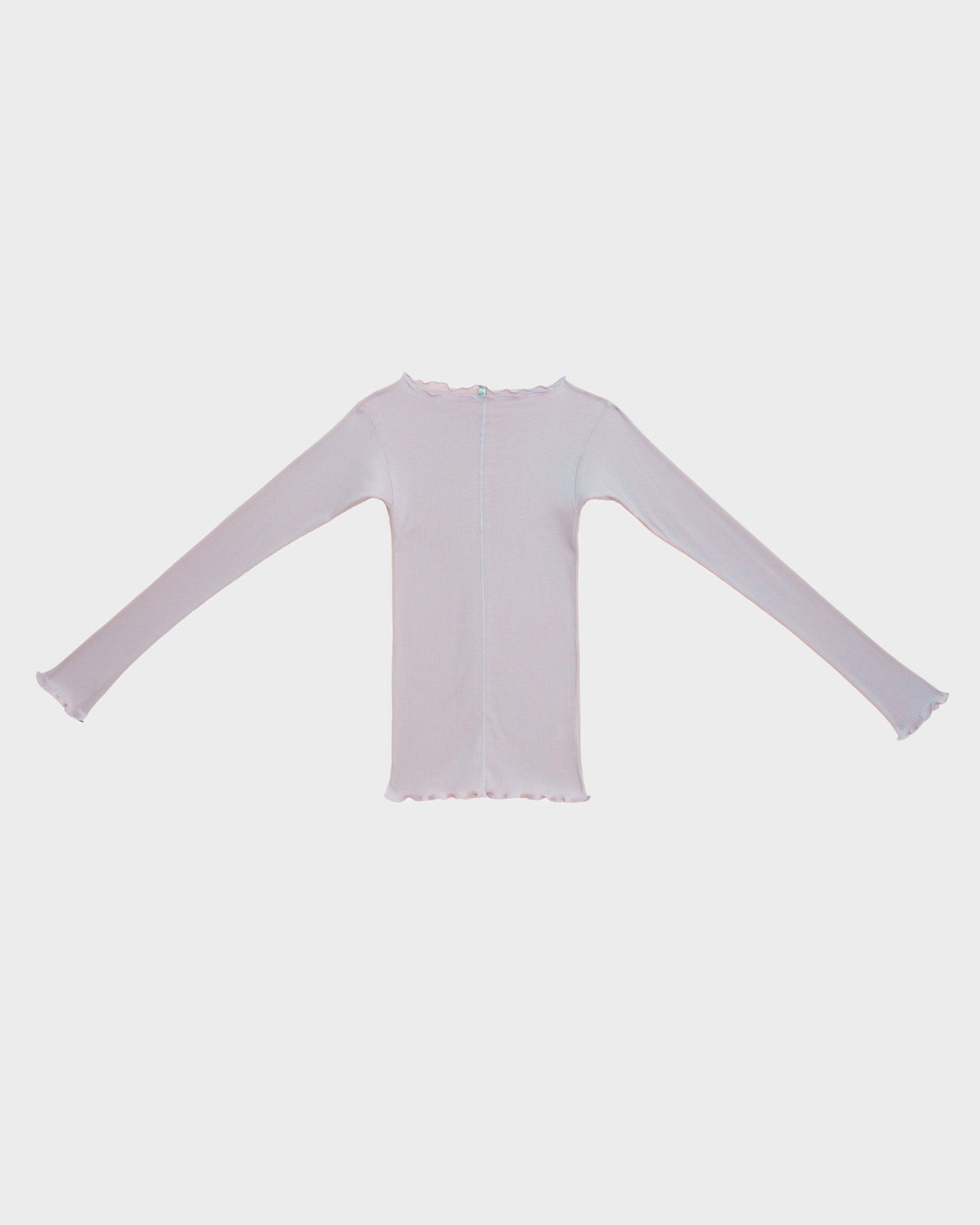 Pama Long Sleeve Tee - Fine Organic Cotton Rib - Verbe Purple