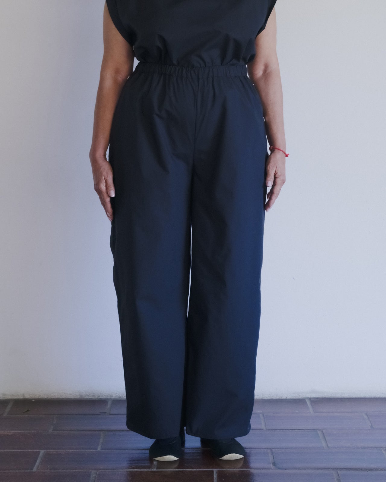 Part Pants - Organic Cotton Poplin - Black