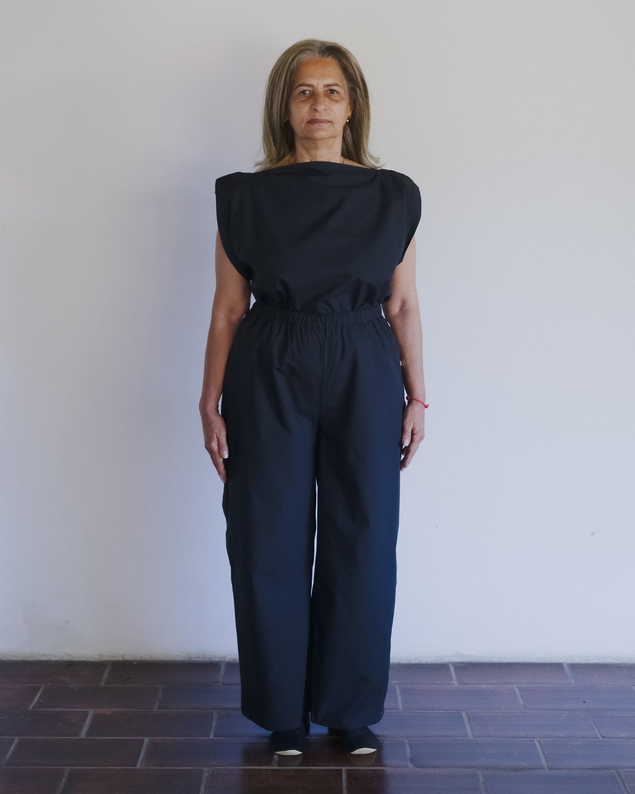 Part Pants - Organic Cotton Poplin - Black
