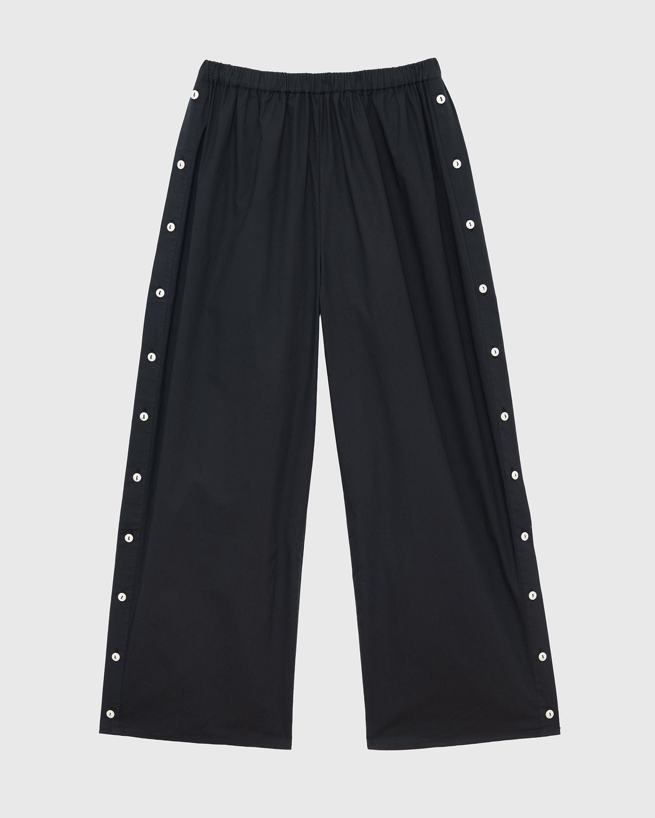 Part Pants - Organic Cotton Poplin - Black