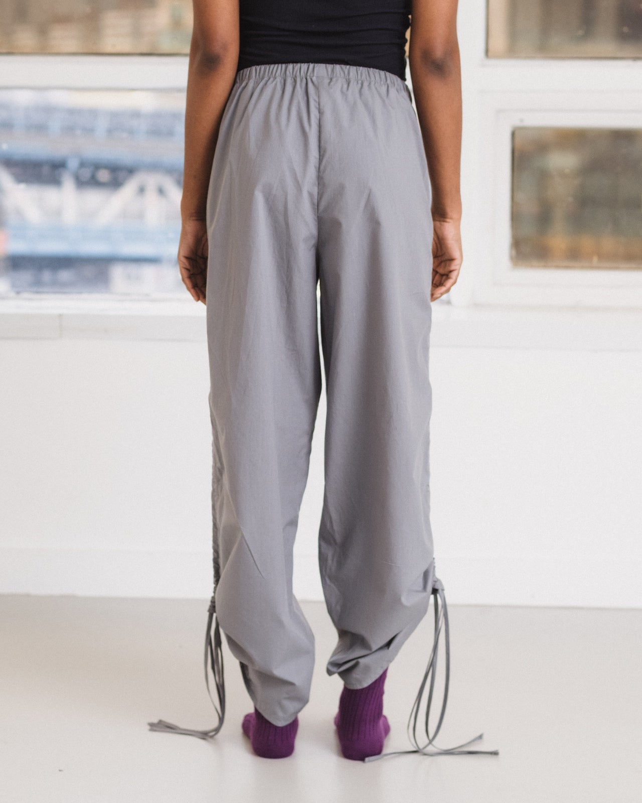 Pictorial Pants - Organic Cotton Poplin - Ziti Grey