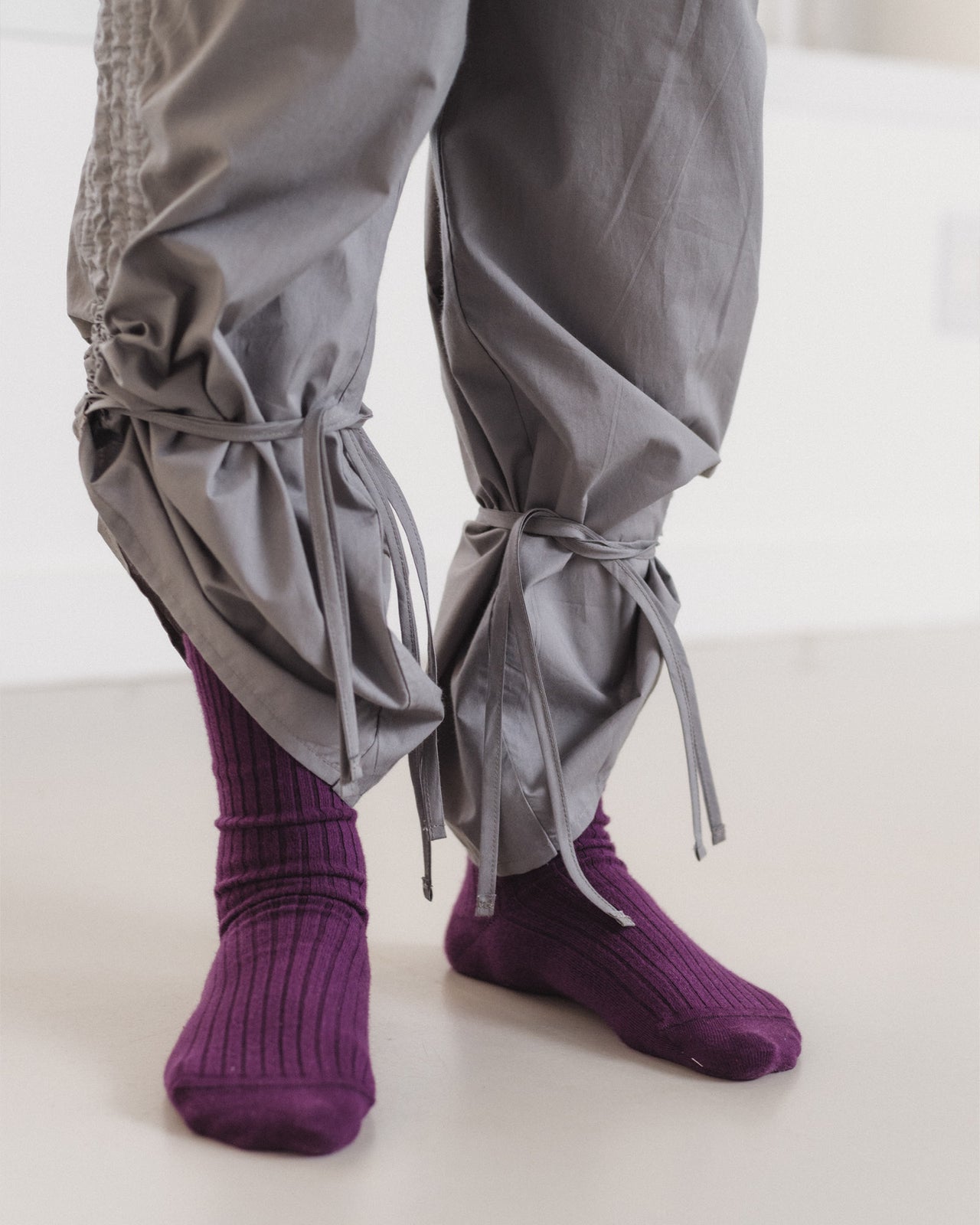 Pictorial Pants - Organic Cotton Poplin - Ziti Grey