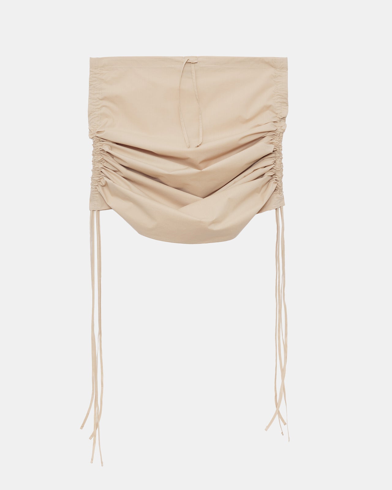 Pictorial Skirt - Organic Cotton Poplin - Andradita Sand