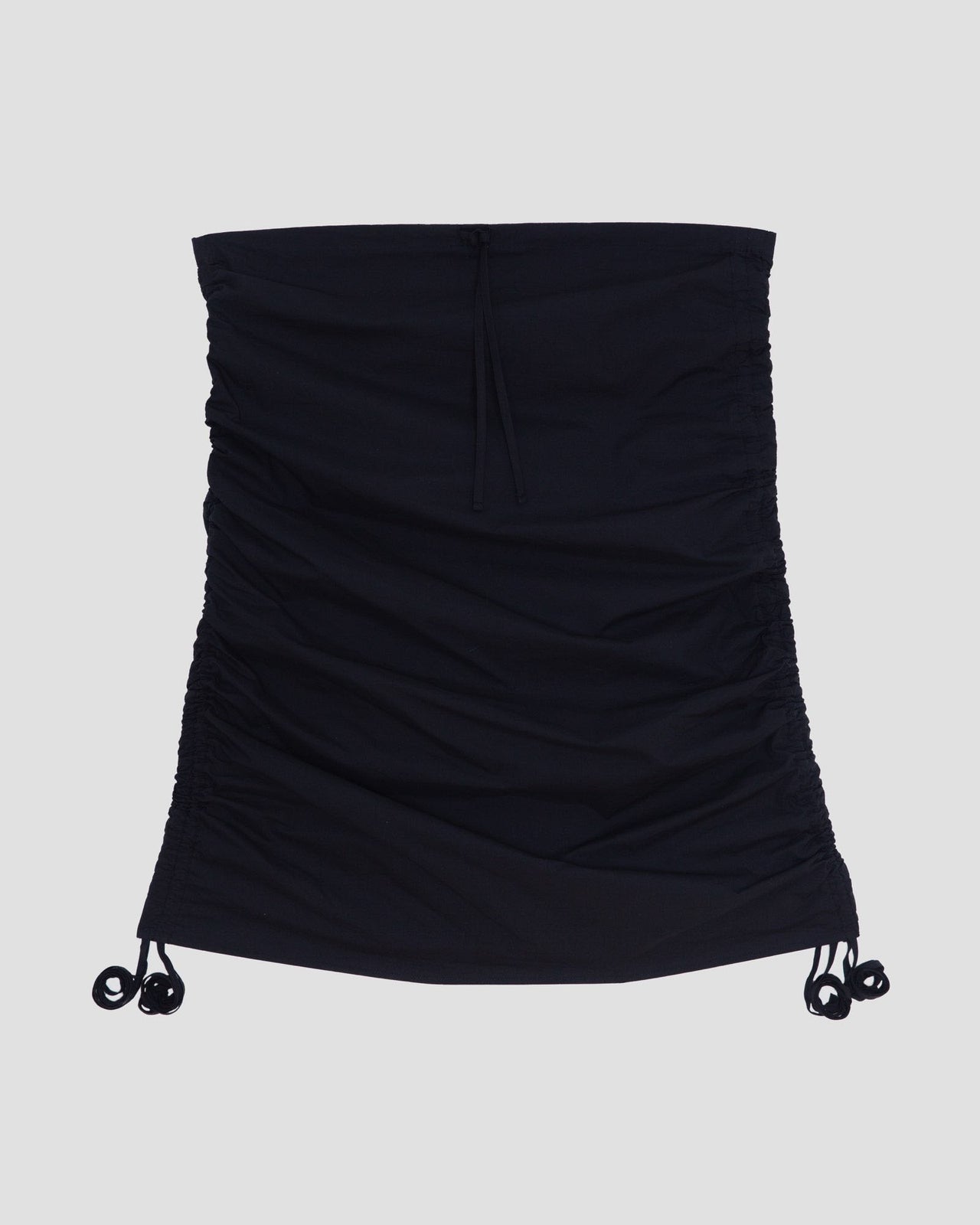 Pictorial Skirt - Organic Cotton Poplin - Black