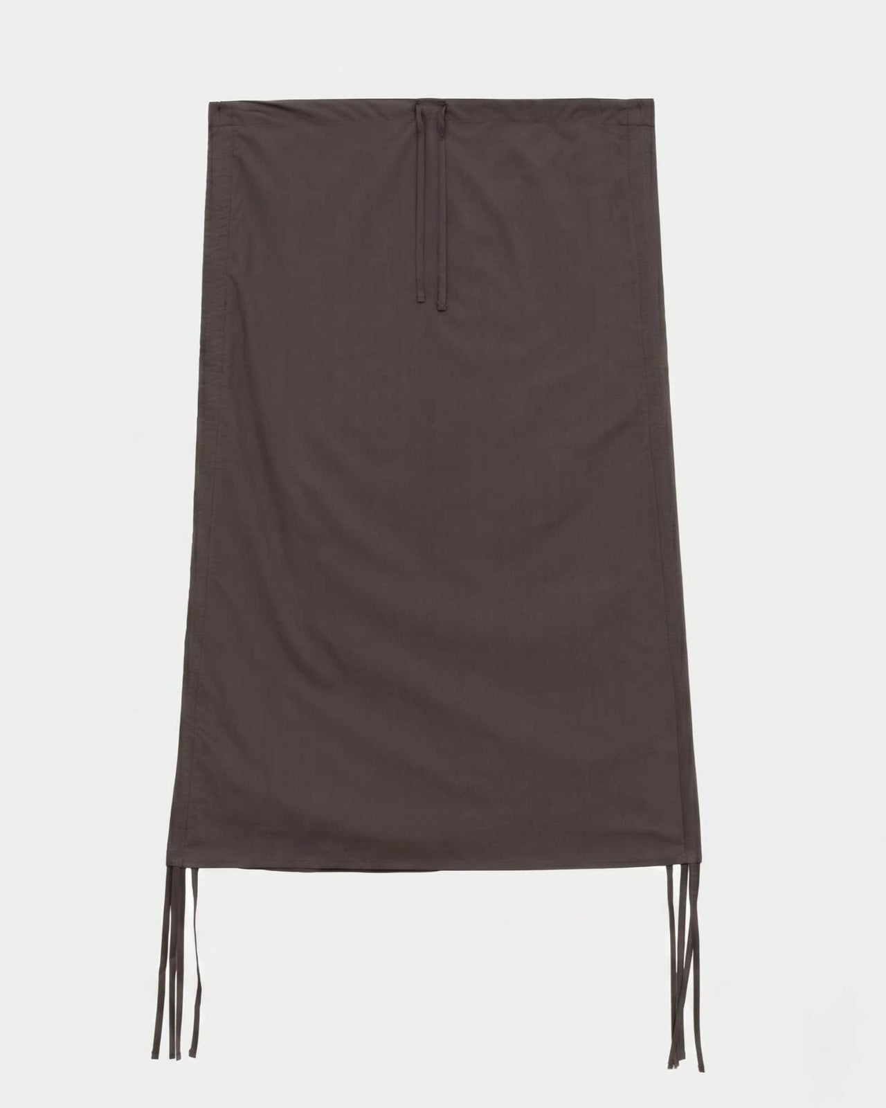 Pictorial Skirt - Organic Cotton Poplin - Mara Brown