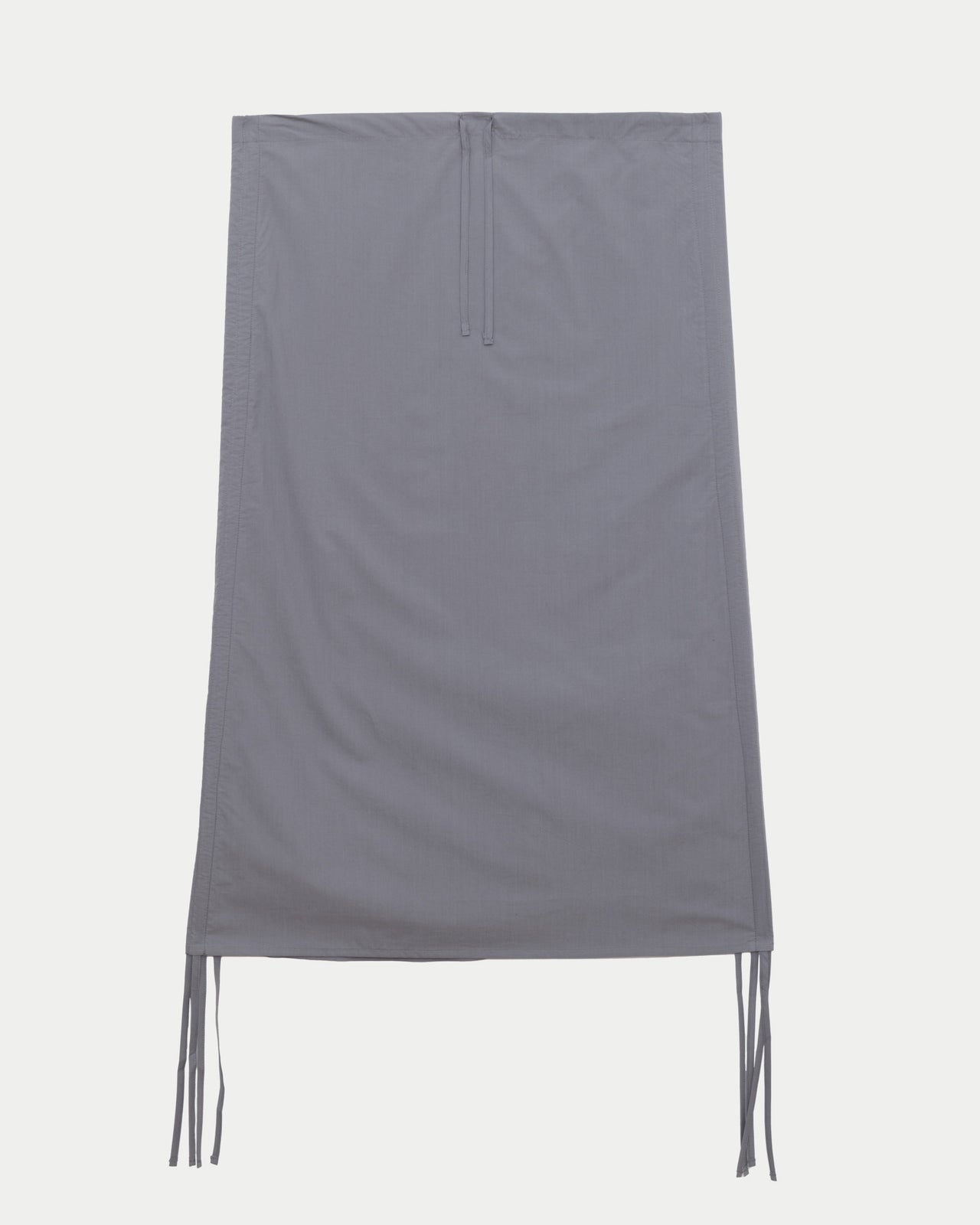 Pictorial Strap Skirt - Organic Cotton Poplin - Ziti Grey