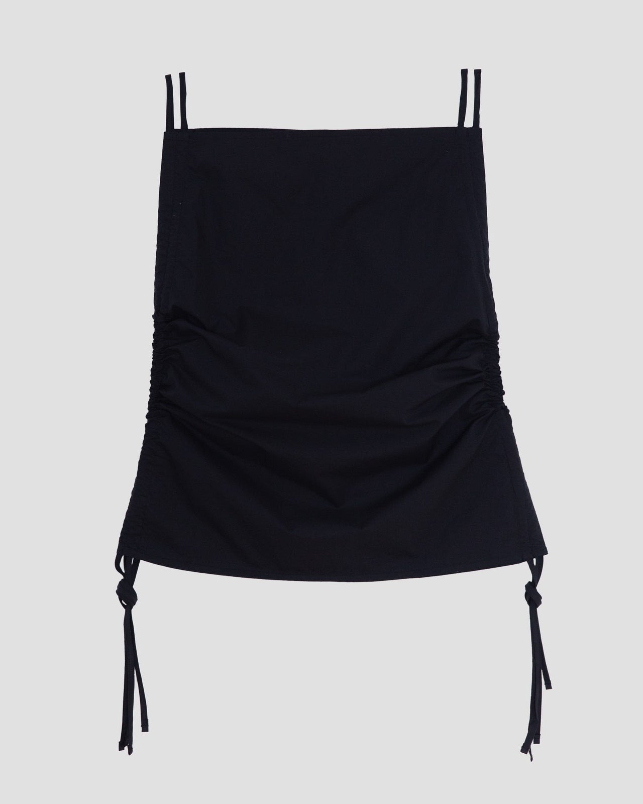 Pictorial Top - Organic Cotton Poplin - Black