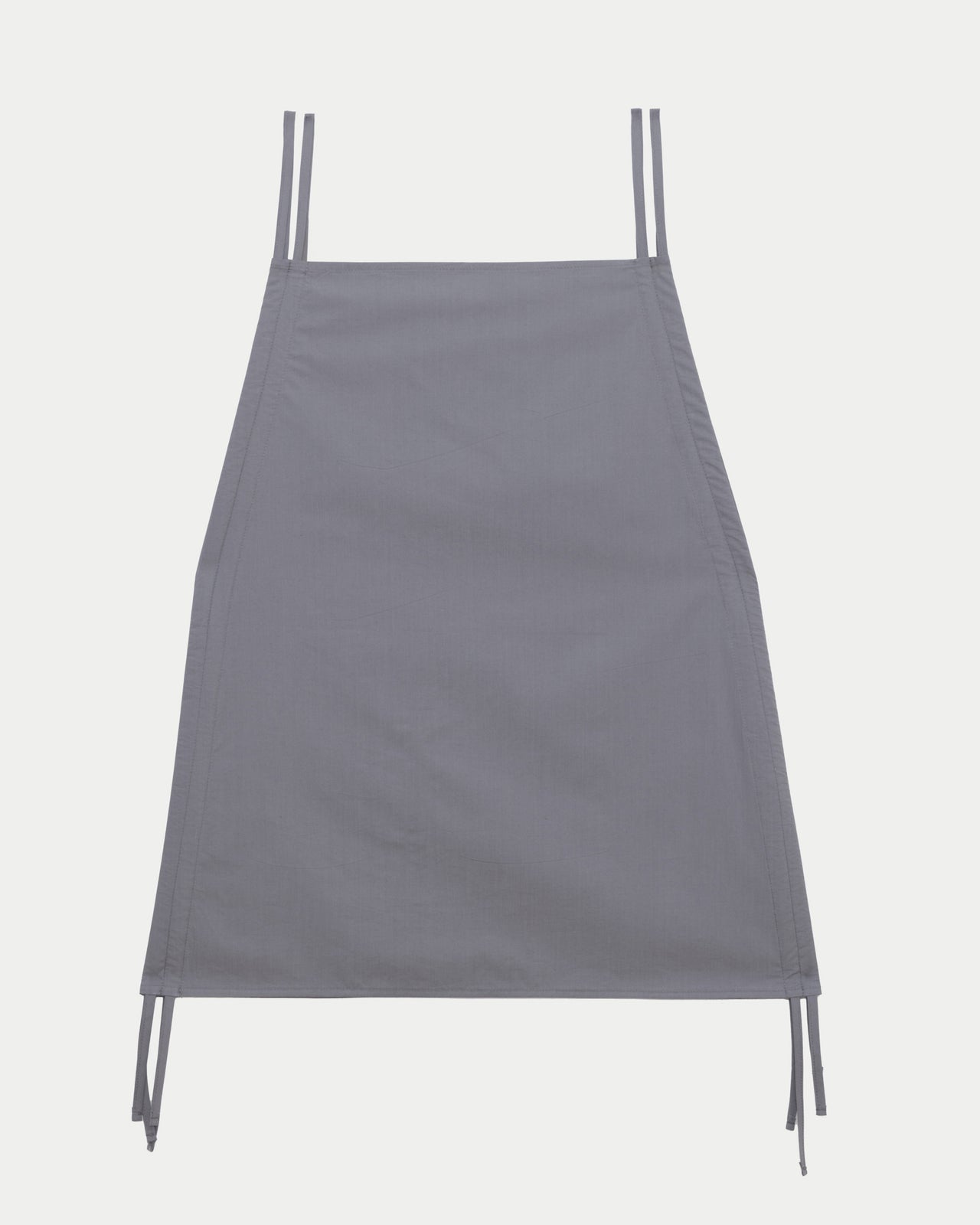 Pictorial Strap Top - Organic Cotton Poplin - Ziti Grey