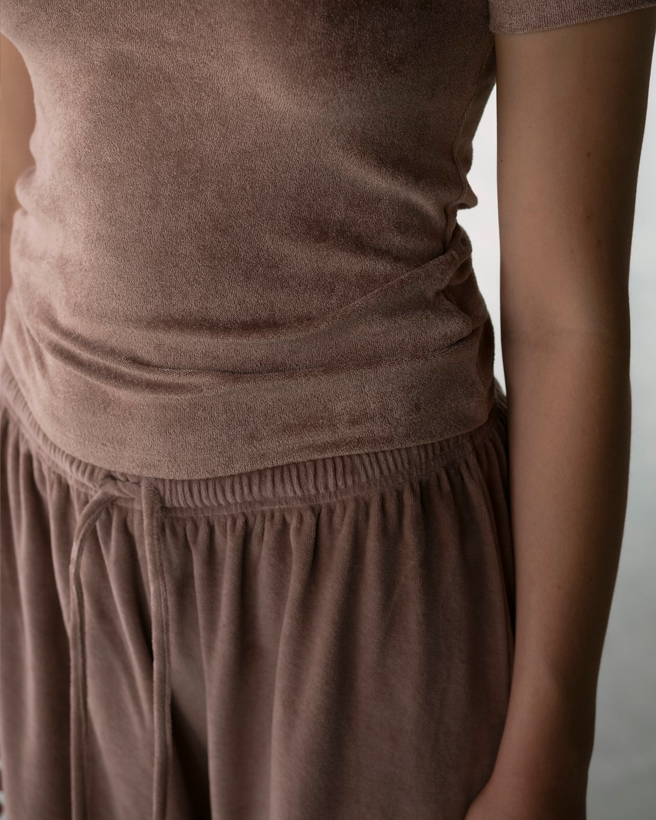 Pillow Sweatpants - Organic Cotton Velour - Tecto Brown