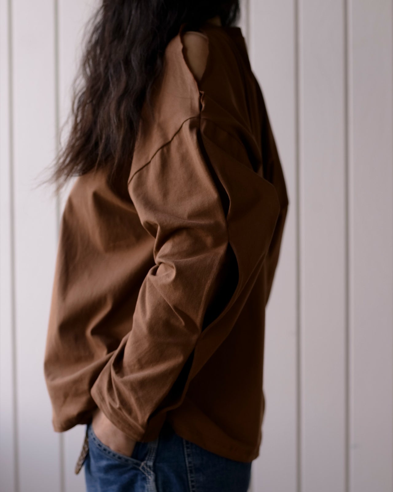 Pin Long Sleeve Tee - Regenerative Cotton Jersey - Ocular