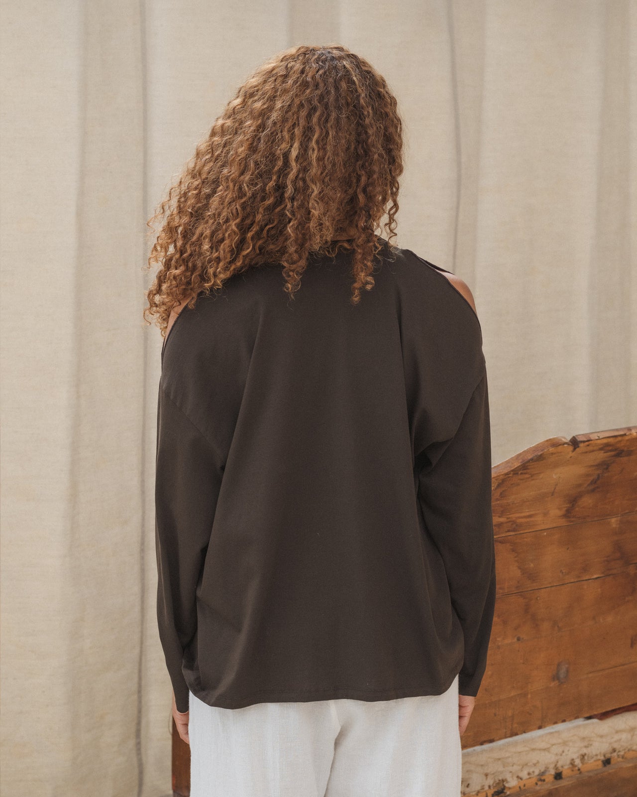Pin Long Sleeve Tee - Regenerative Cotton - Fovea