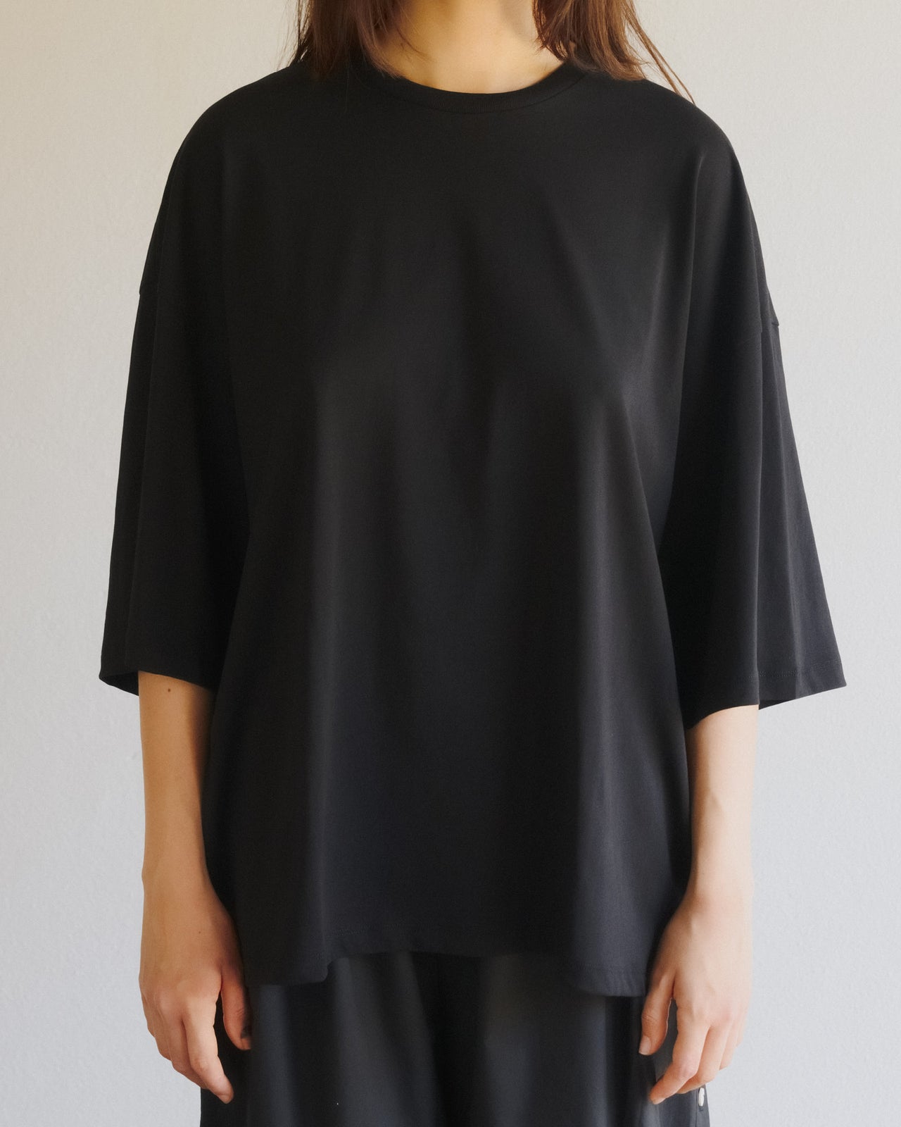 Pin Tee Shirt - Regenerative Cotton - Black
