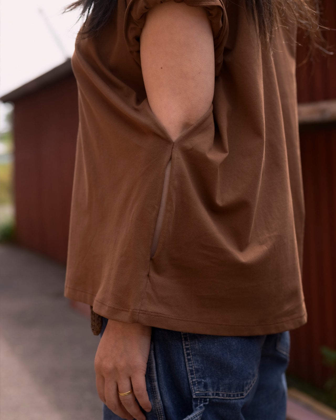 Pin Tee Shirt - Regenerative Cotton Jersey - Ocular