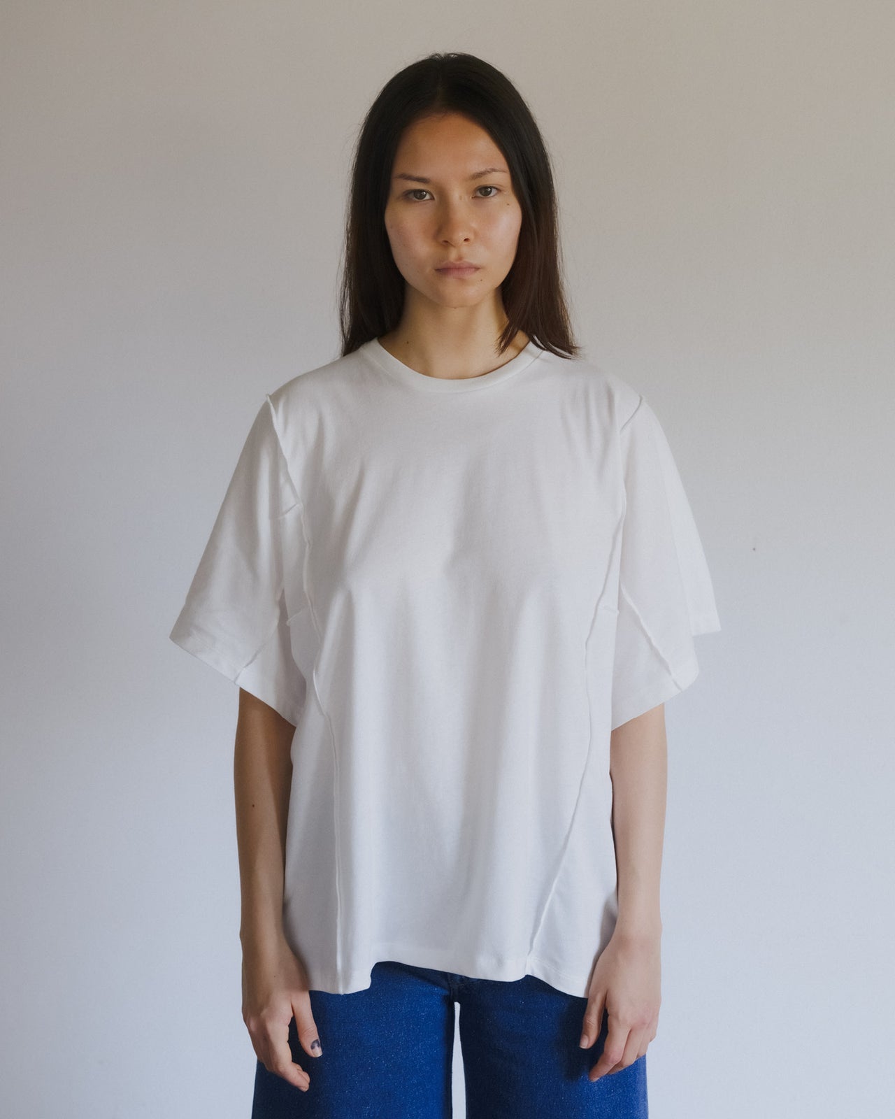 Poi Tee Shirt - Recycled Cotton Jersey - Off White