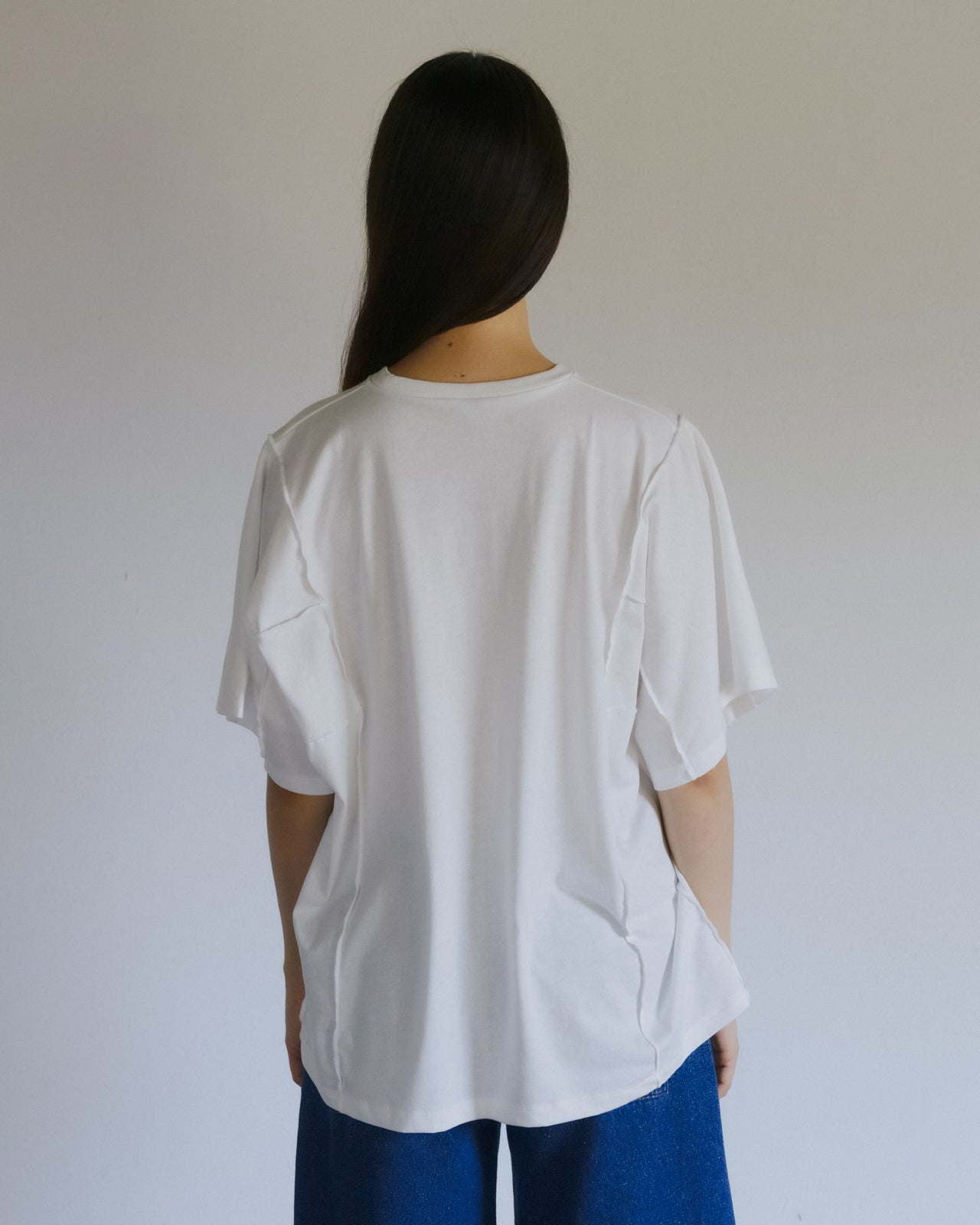 Poi Tee Shirt - Recycled Cotton Jersey - Off White