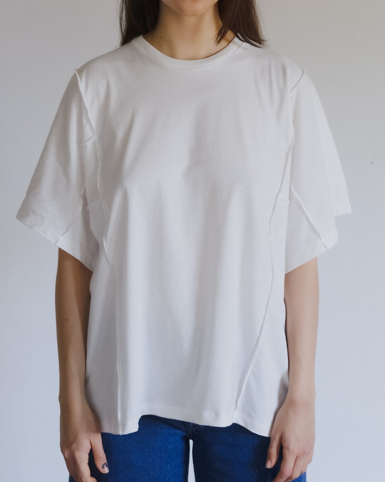 Poi Tee Shirt - Recycled Cotton Jersey - Off White