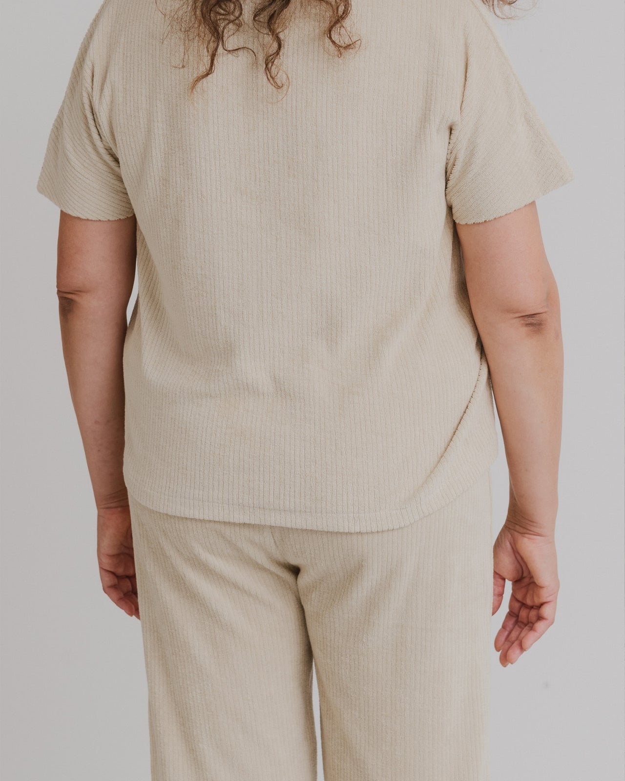 Pose Pants - Organic Cotton Terry - Beige