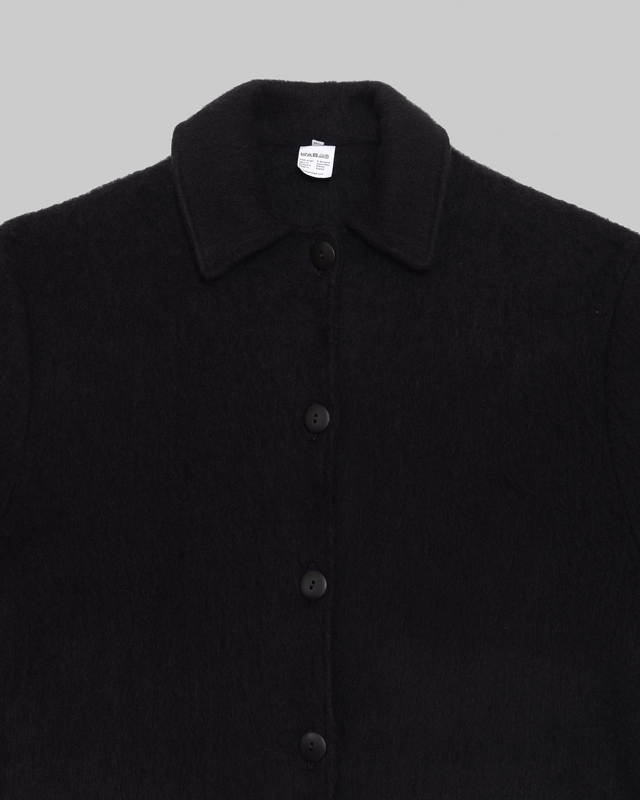 Pyrenees Jacket - Brushed Wool - Black