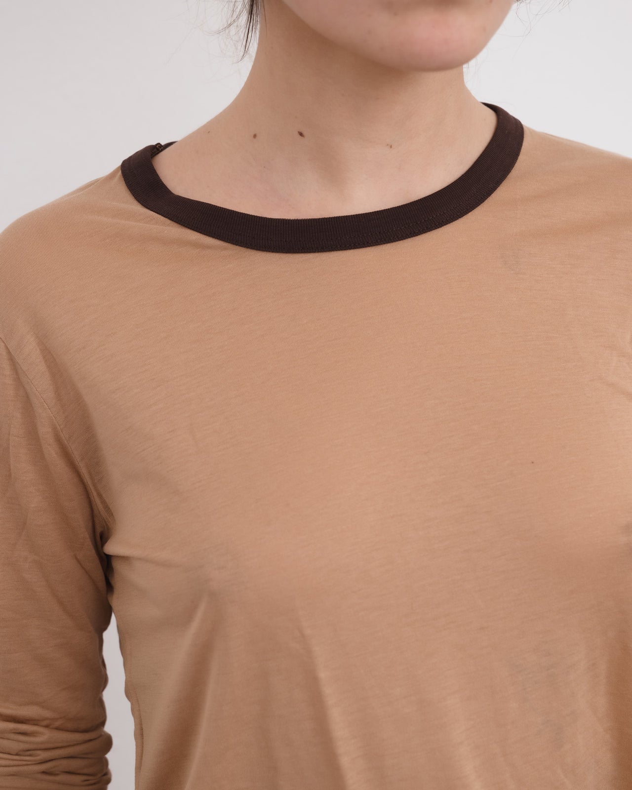 Racer Long Sleeve Tee - Bamboo Lyocell - Aural / Tactile