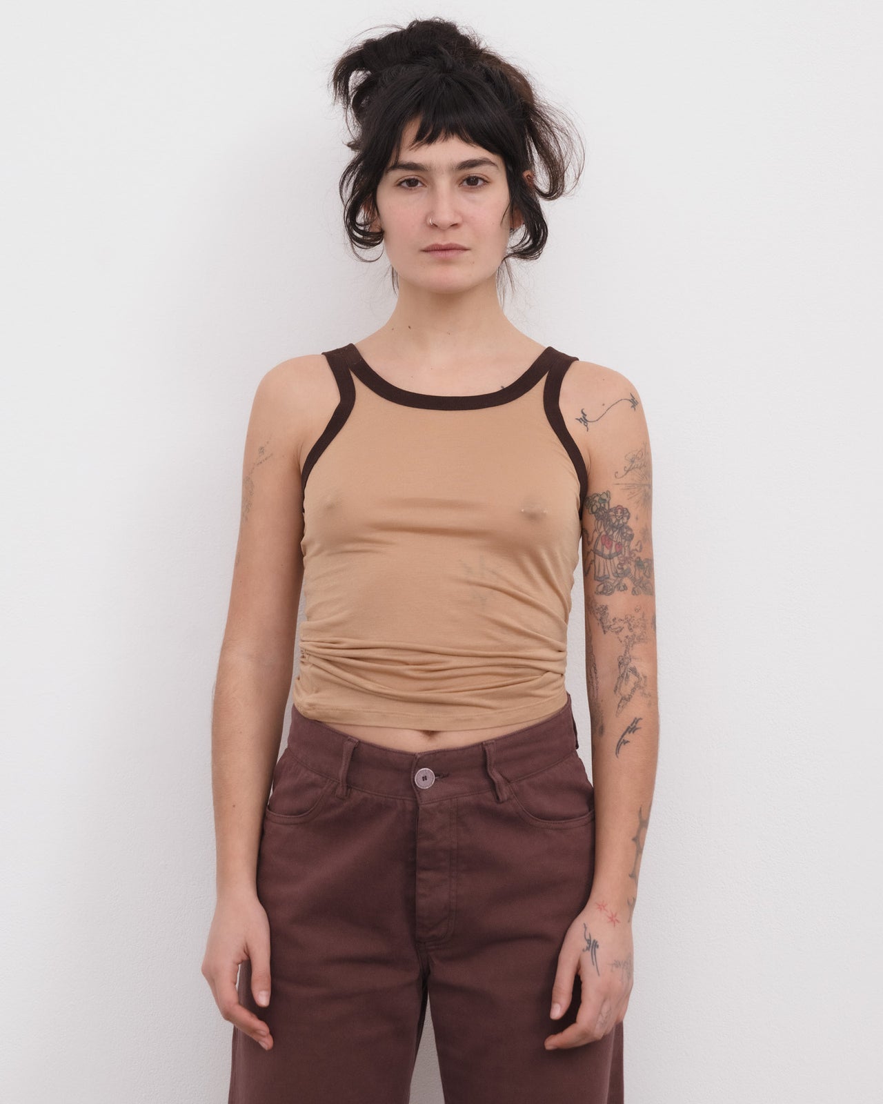 Racer Tank - Bamboo Lyocell - Aural / Tactile