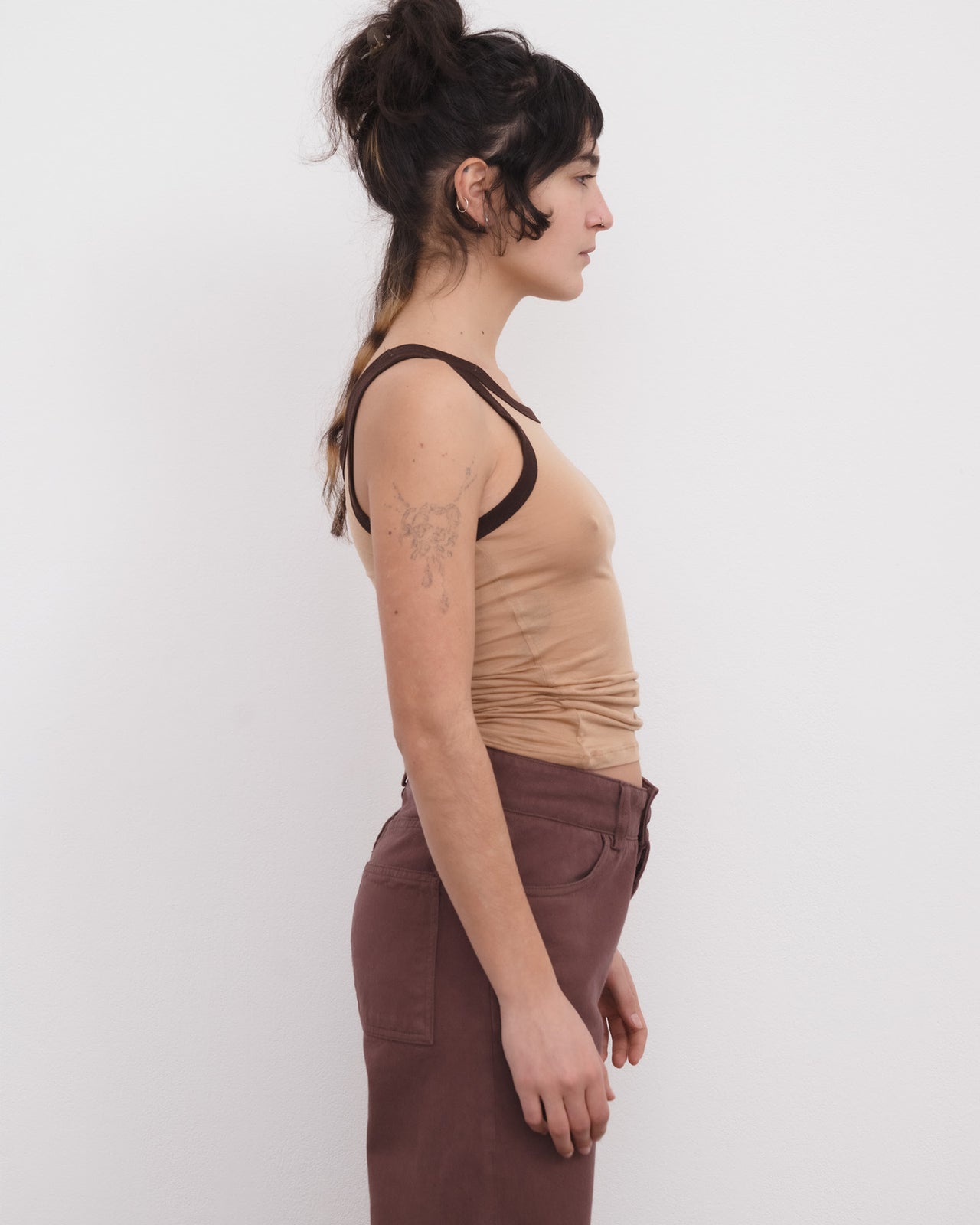 Racer Tank - Bamboo Lyocell - Aural / Tactile