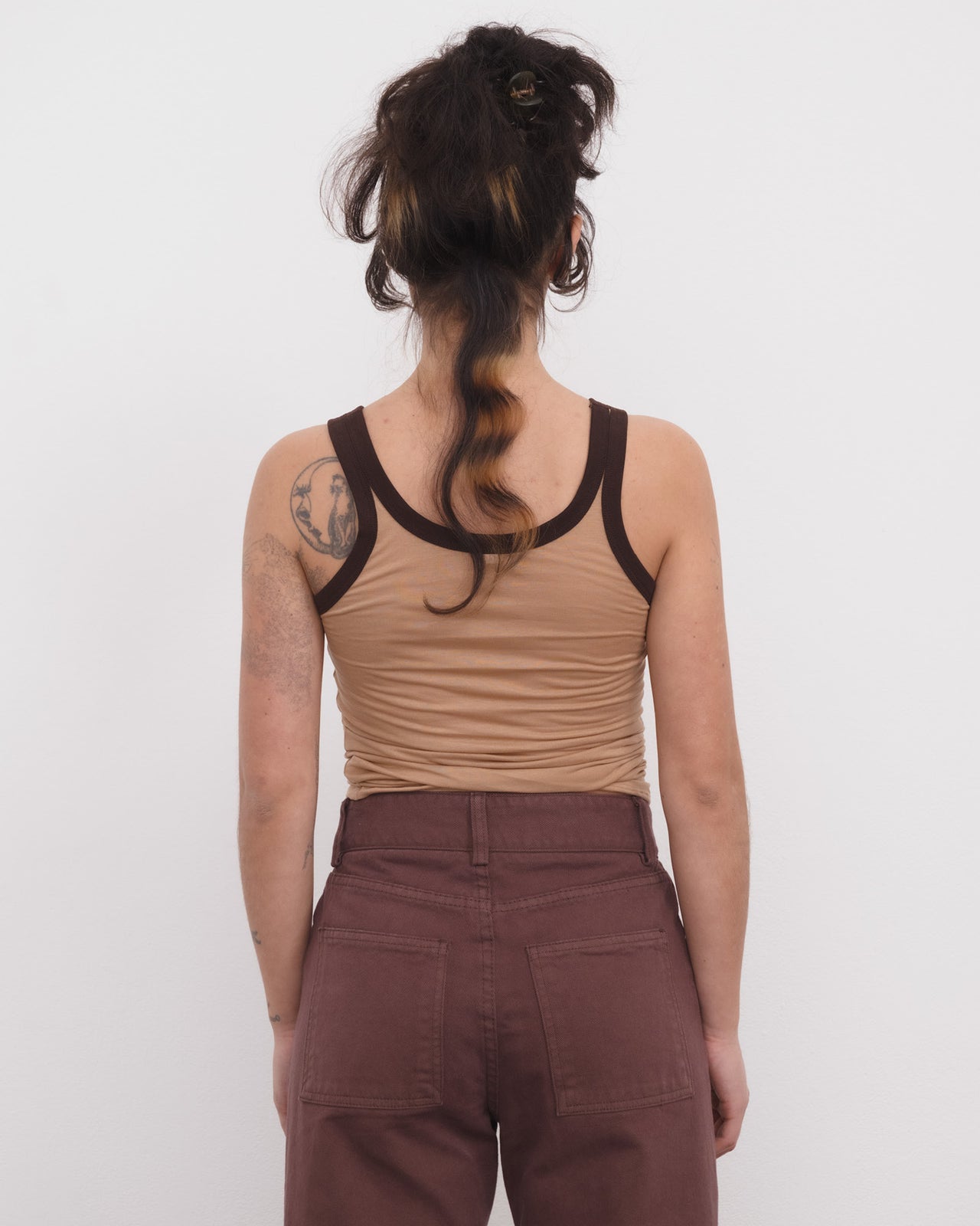 Racer Tank - Bamboo Lyocell - Aural / Tactile