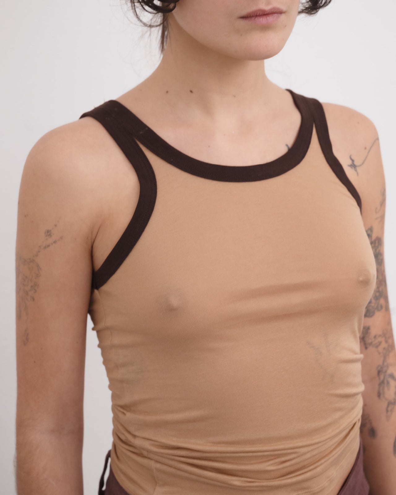 Racer Tank - Bamboo Lyocell - Aural / Tactile