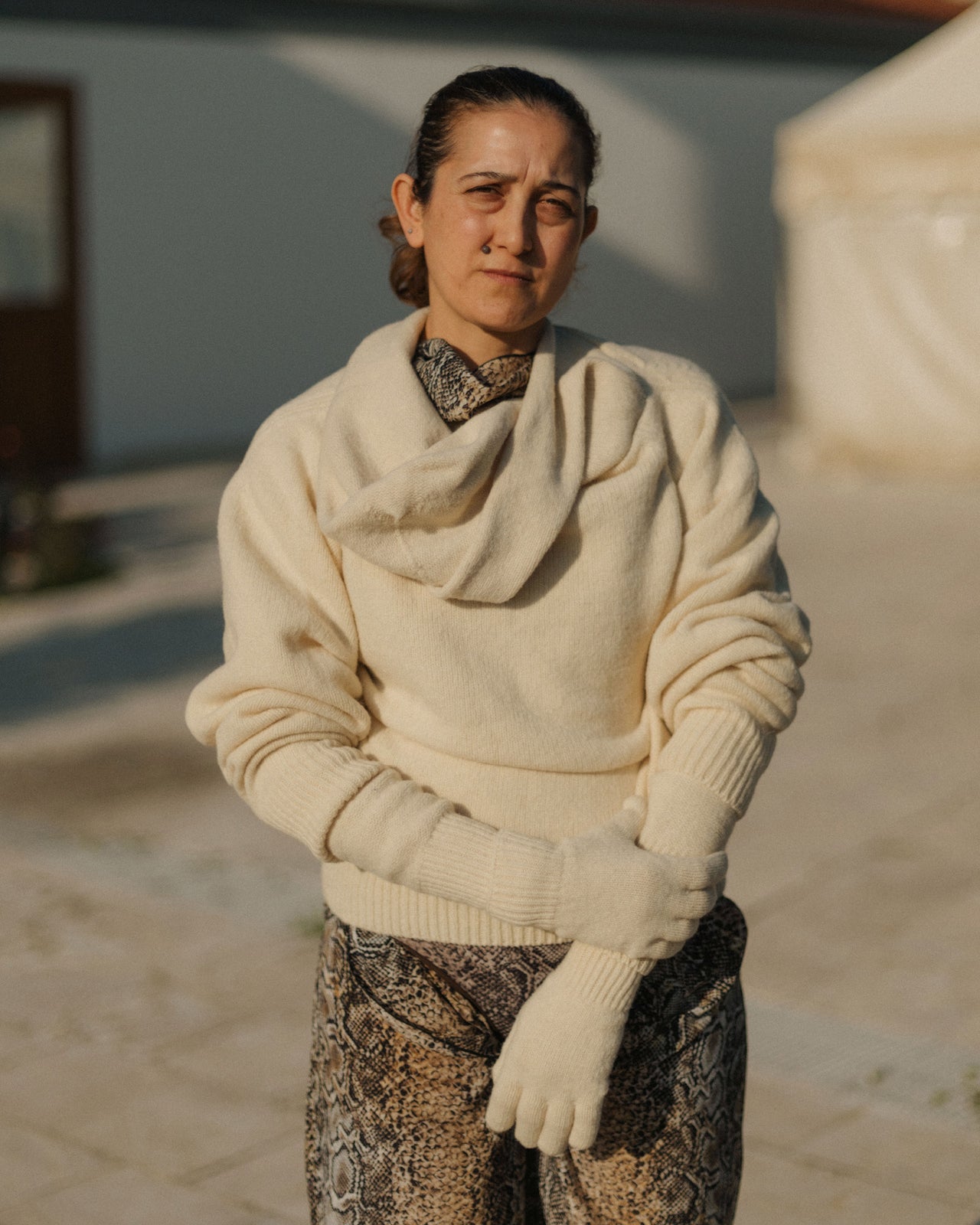 Ribbed Gloves - Arles Merino Wool - Chaume Sand