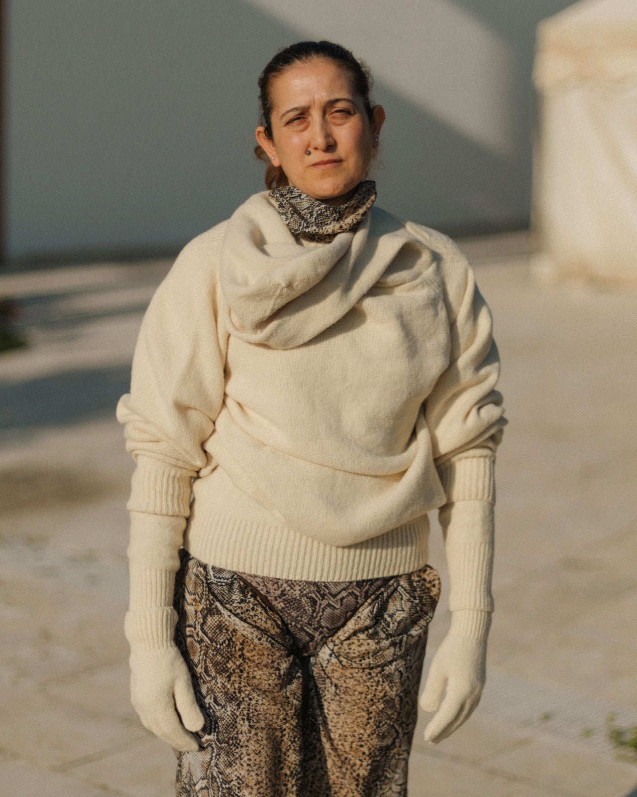 Ribbed Gloves - Arles Merino Wool - Chaume Sand