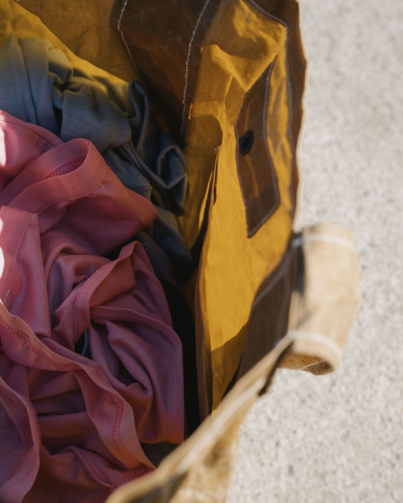 Rif Tote - Waxed Cotton - Heather Brown