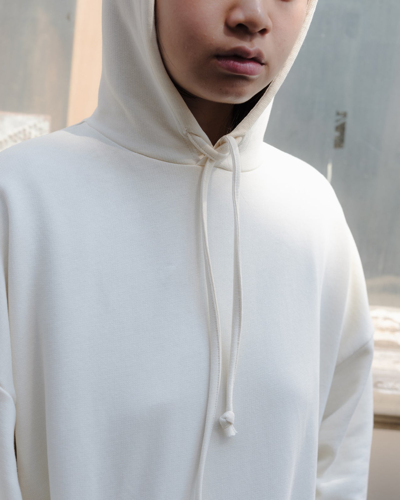 Rim Hoodie - Regenerative Cotton Fleece - Undyed