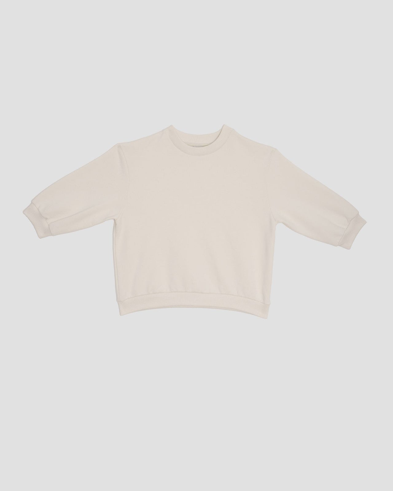 Rim Sweatshirt - Kids - Regenerative Cotton Fleece - Undyed