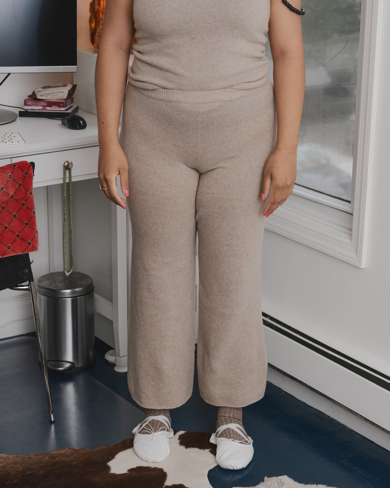 Rim Pants - Recycled Cashmere - Naturale