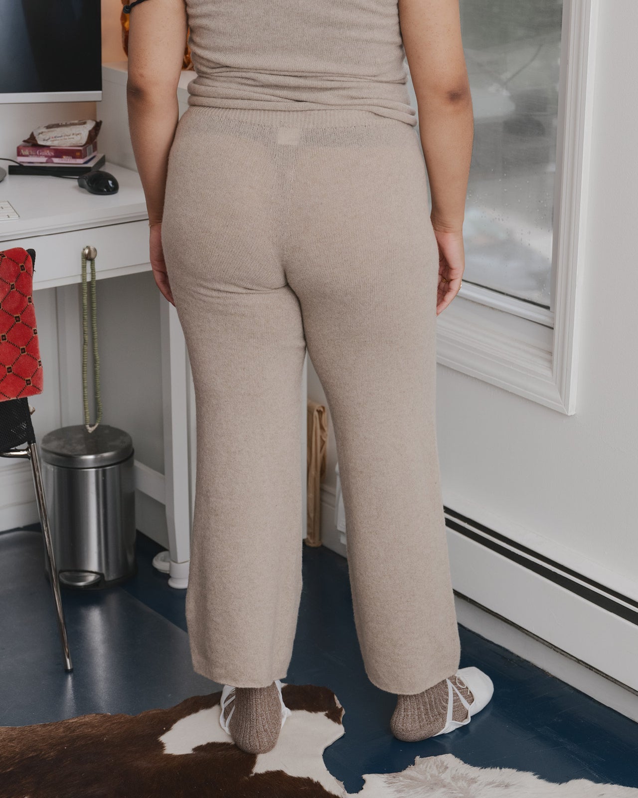 Rim Pants - Recycled Cashmere - Naturale