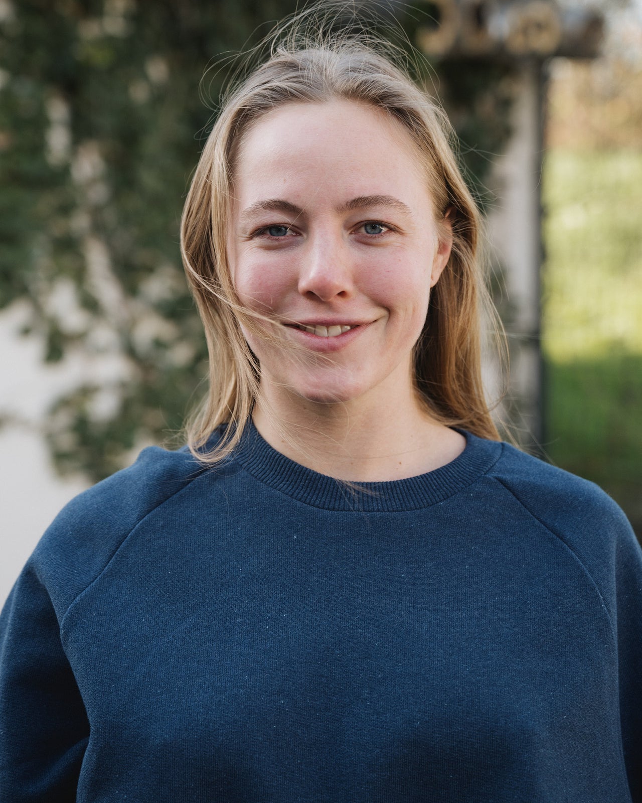 Rim Raglan Sweatshirt - Recycled Cotton - Echo Blue