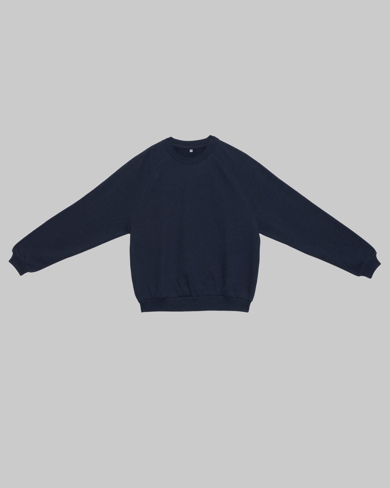 Rim Raglan Sweatshirt - Recycled Cotton - Echo Blue