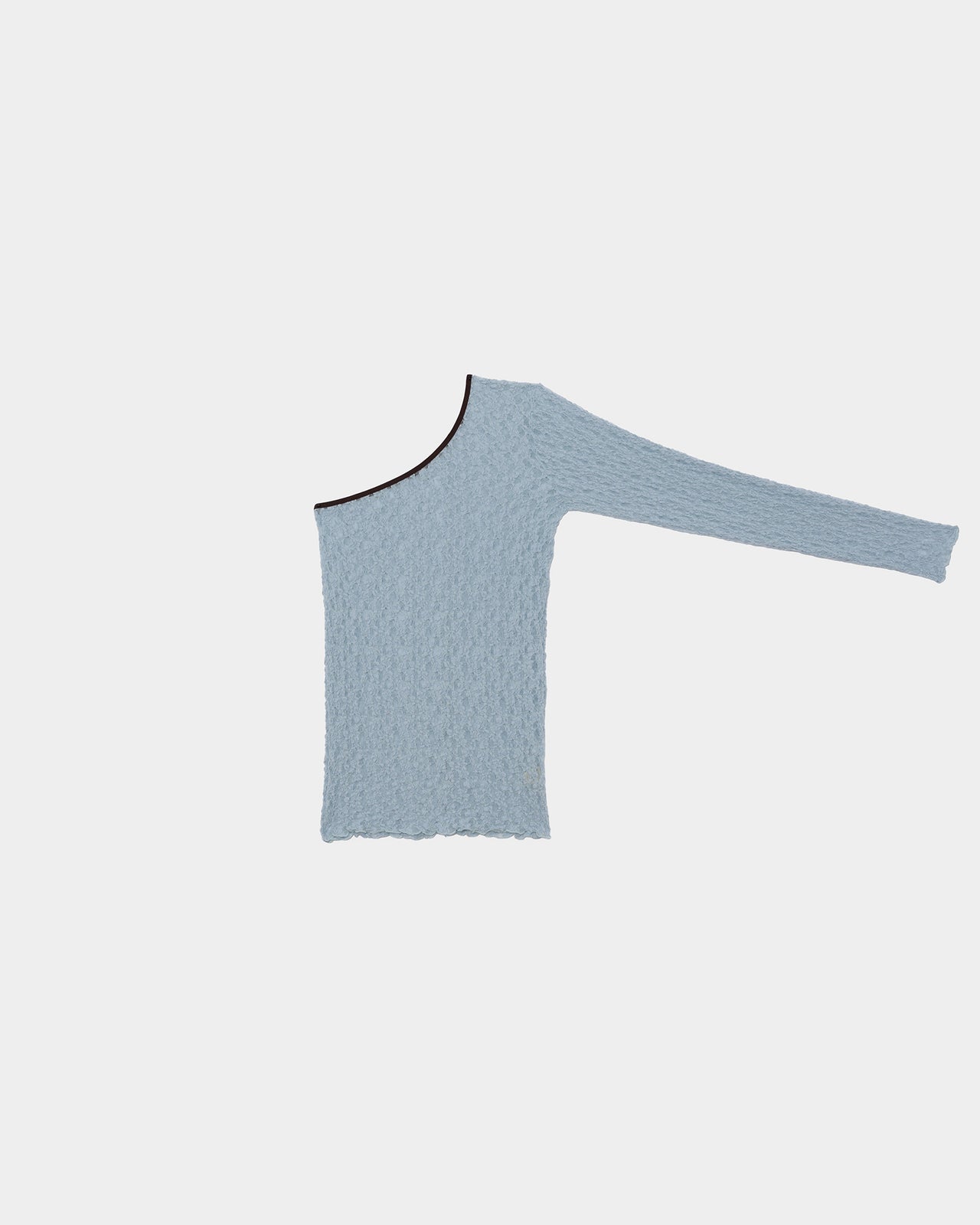 Rota Long Sleeve Tee - Organic Cotton Lace - Dona Blue