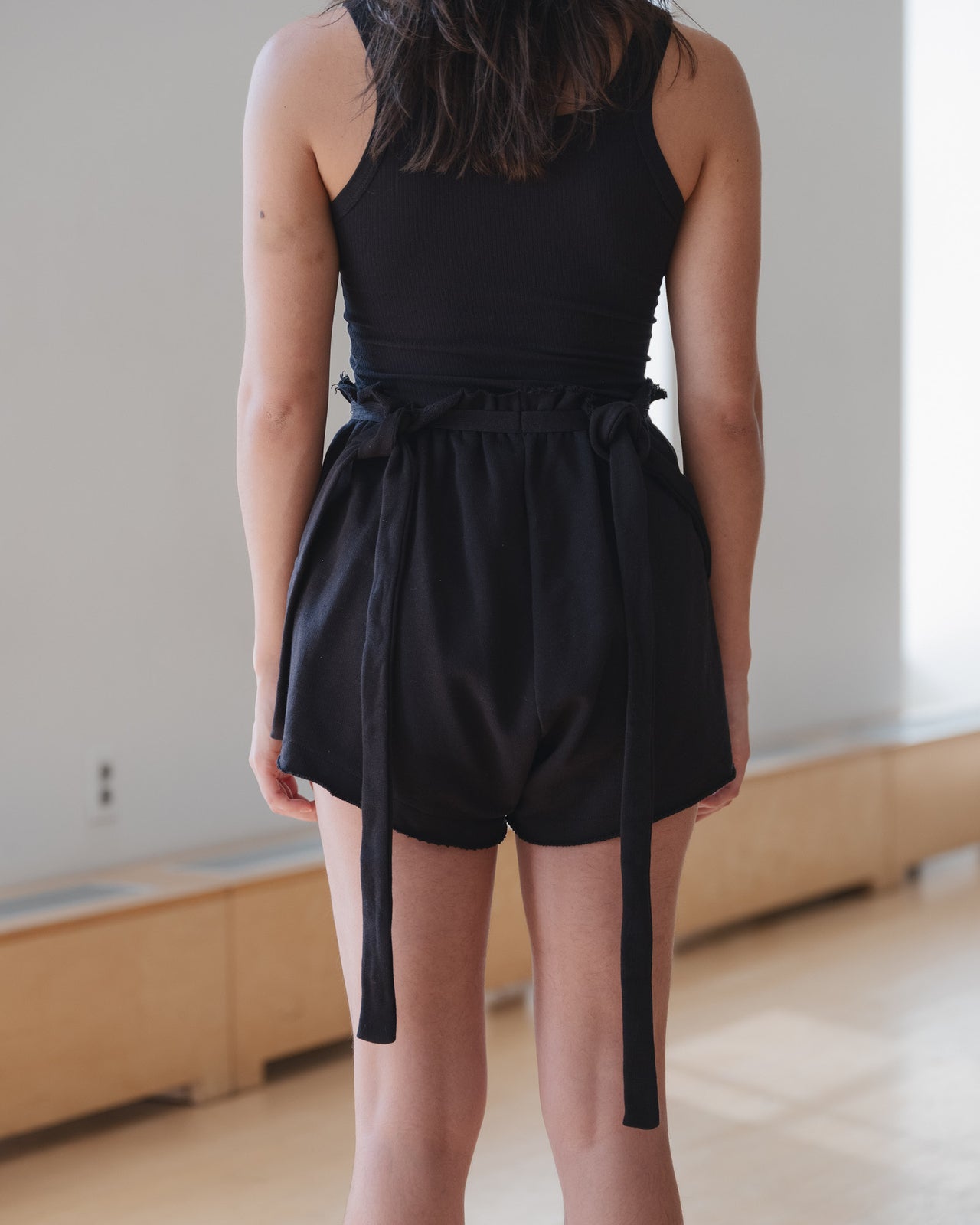 Route Shorts - Organic Cotton Fleece - Black