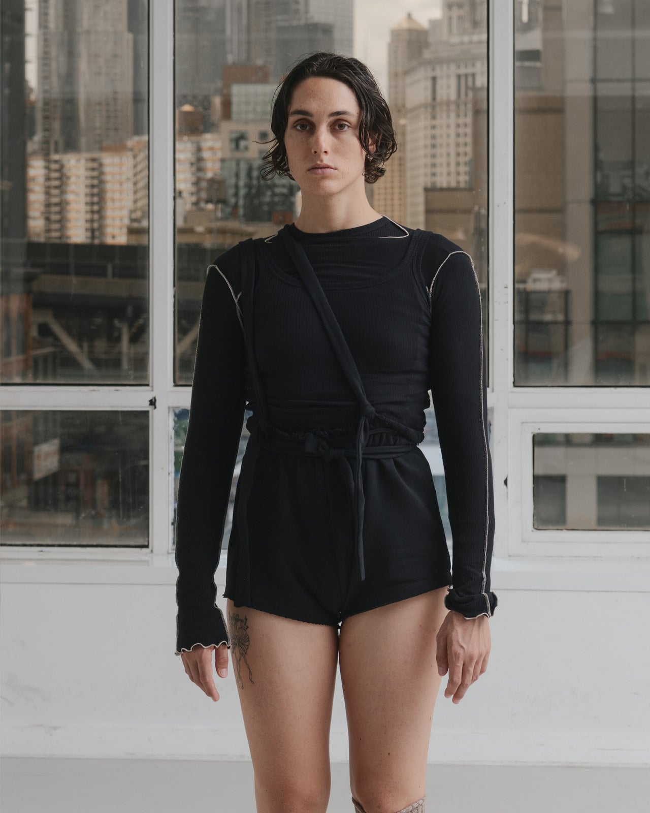 Route Shorts - Organic Cotton Fleece - Black