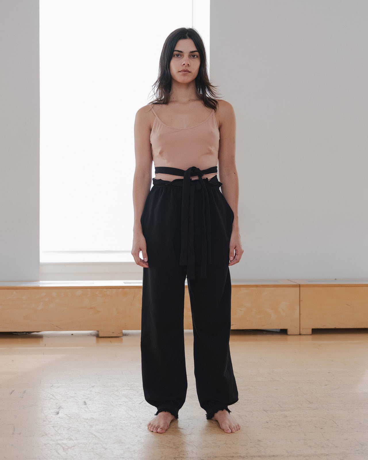 Route Sweatpants - Organic Cotton Fleece - Black