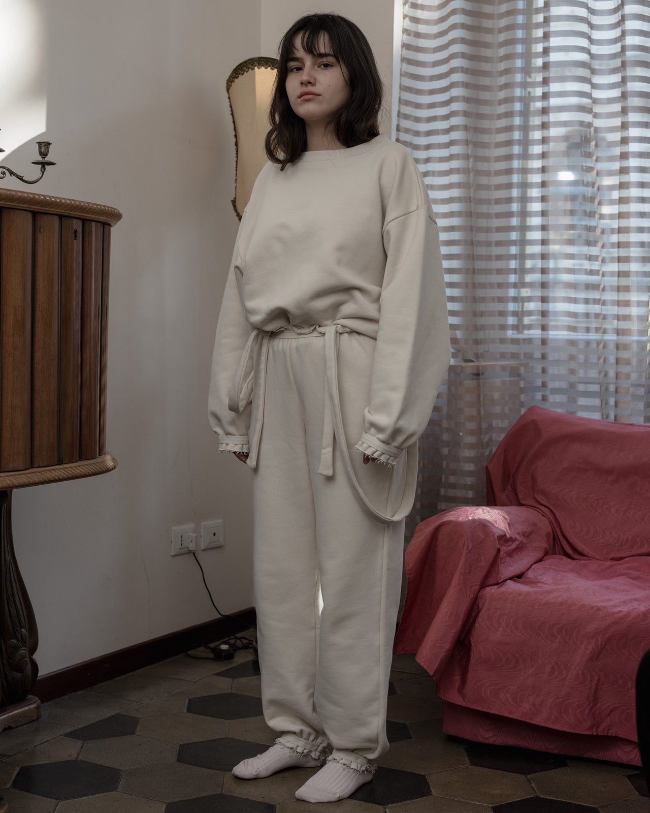 Route Sweat Pants - Cotton Rib - Undyed - WT23