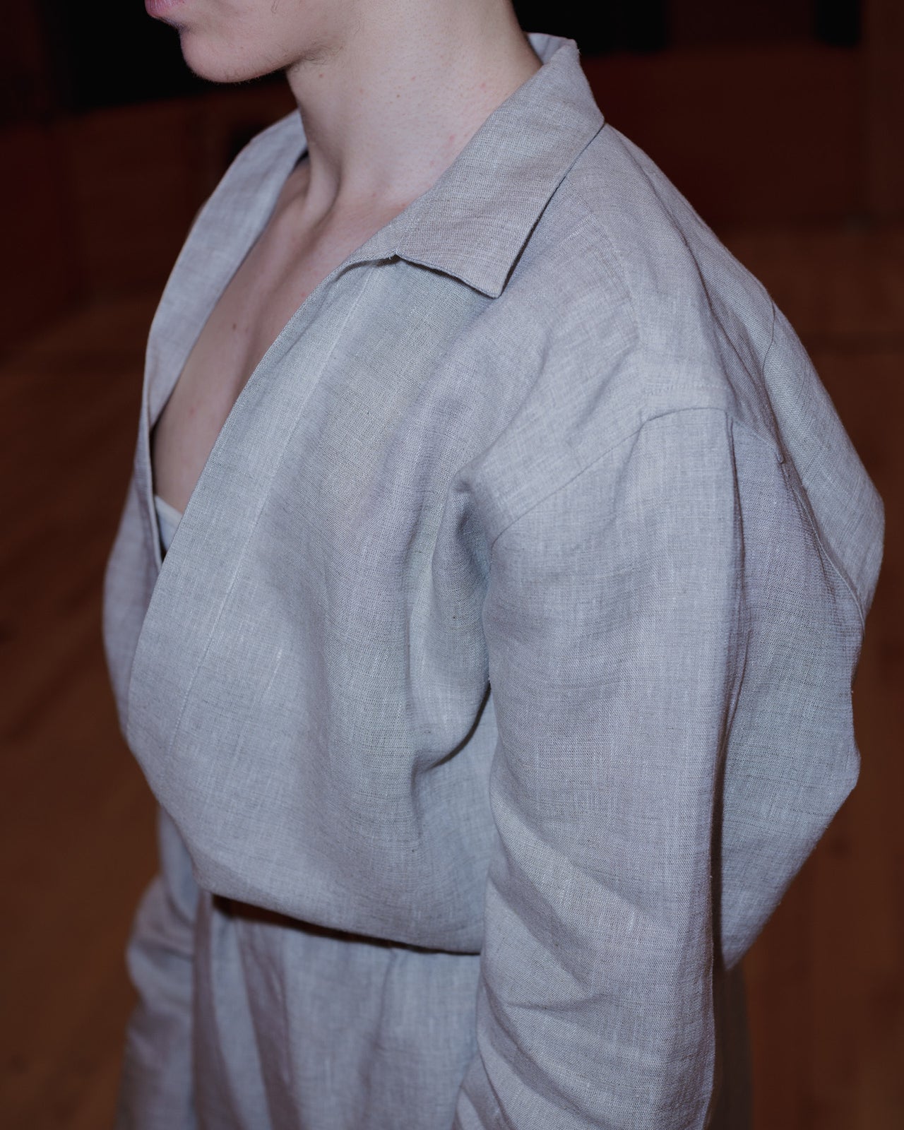 Sandvig Shirt - Linen - Undyed - AU23