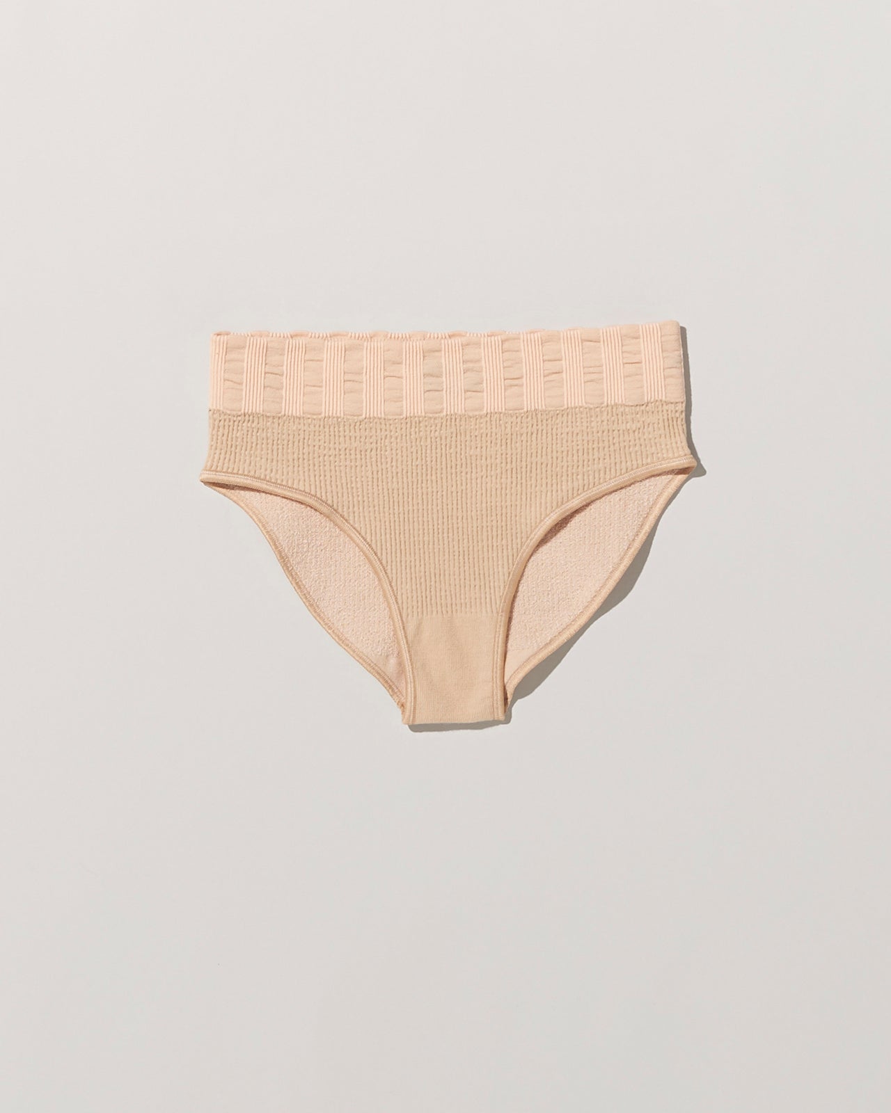 Seamless Bell Pants - Seamless Rib - Beige/Rose