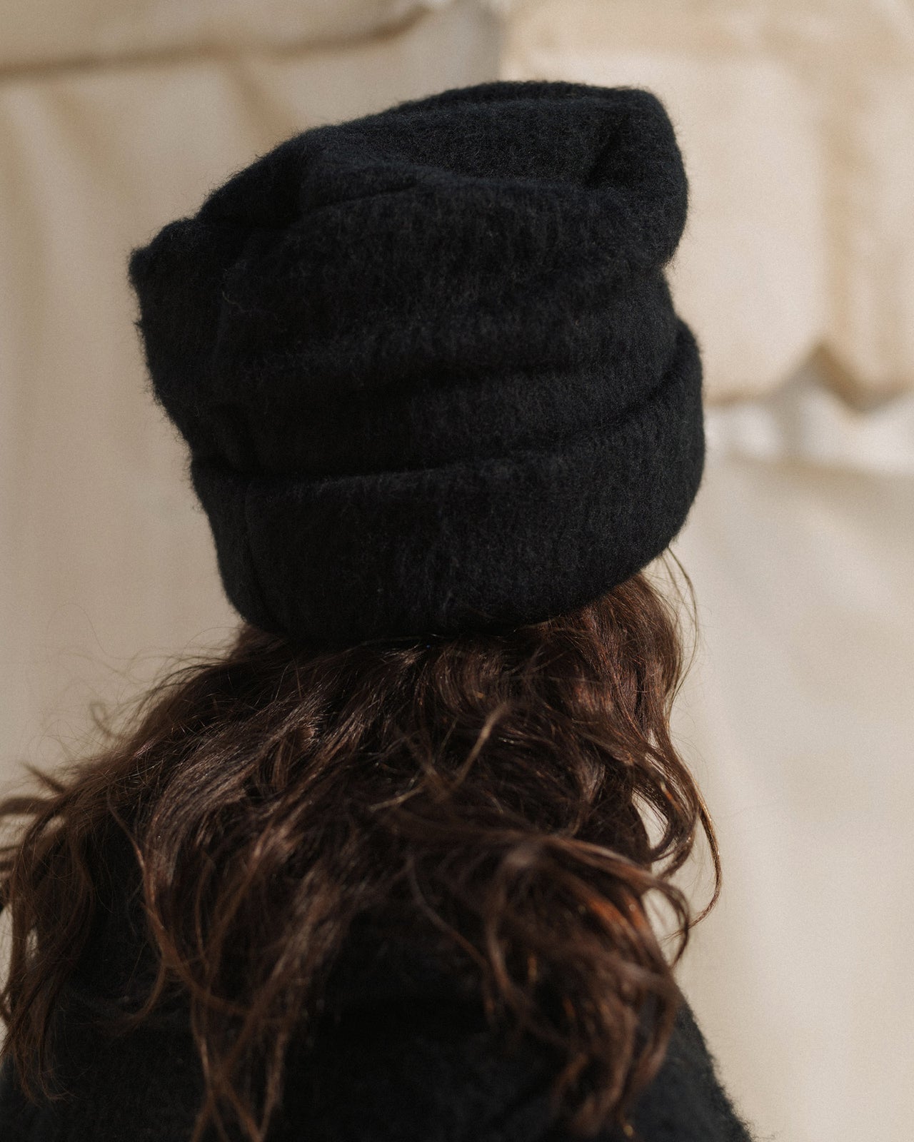 Ser Hat - Brushed Wool - Black
