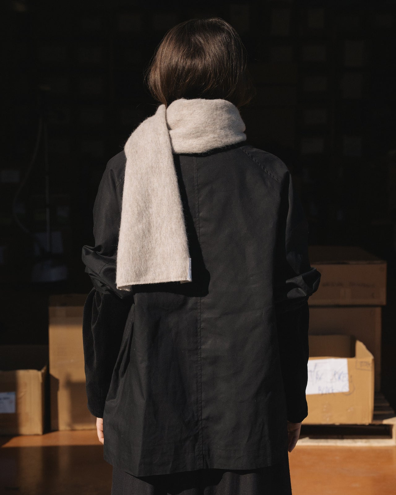 Ser Scarf - Brushed Wool - Sahara