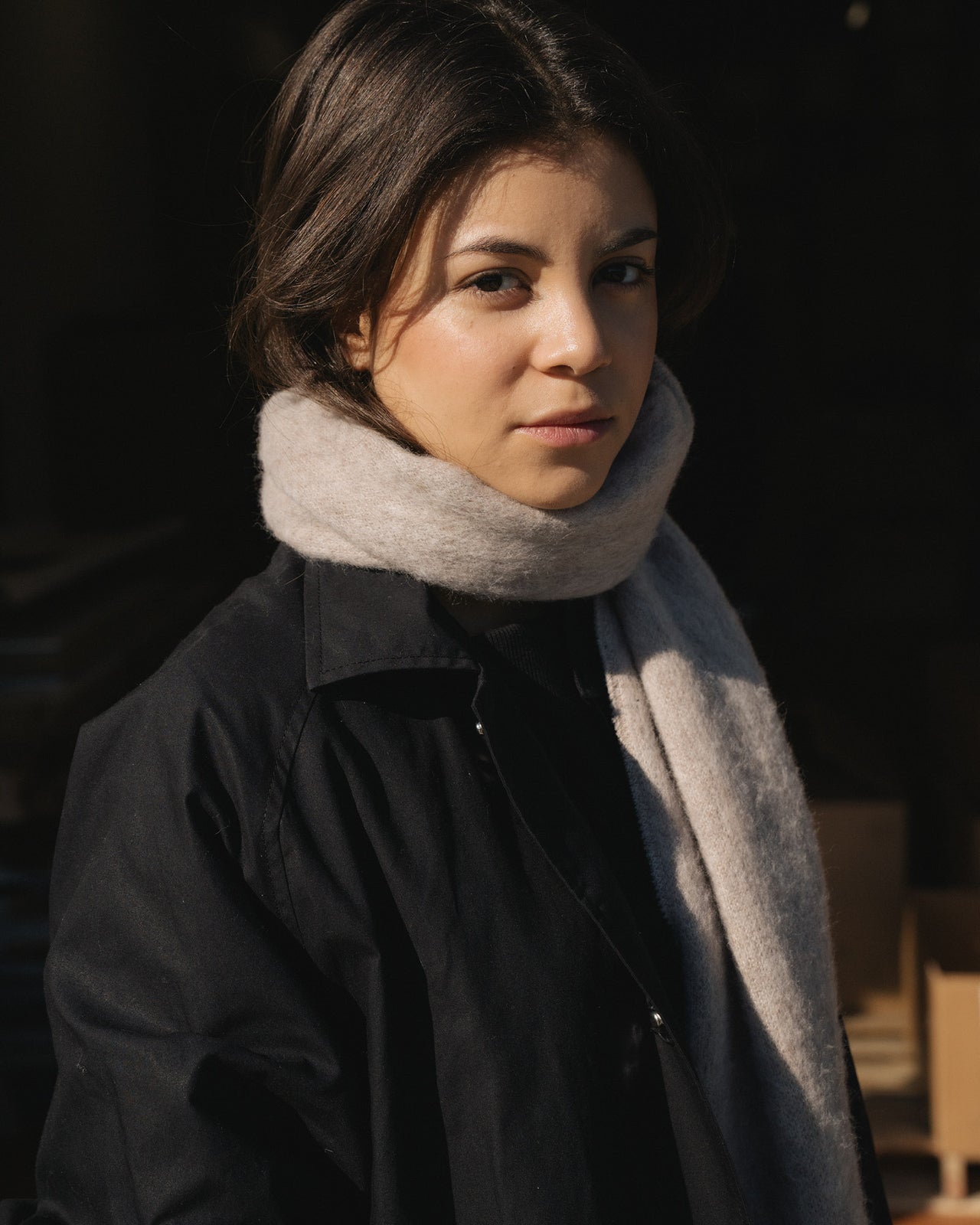 Ser Scarf - Brushed Wool - Sahara